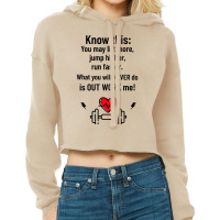 Know This Never Out Work Tumblr Cropped Hoodie | Artistshot