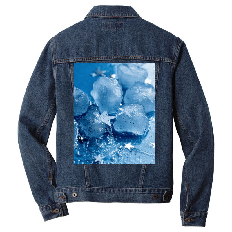 Ice Cubes Men Denim Jacket by sivelslebeckl | Artistshot