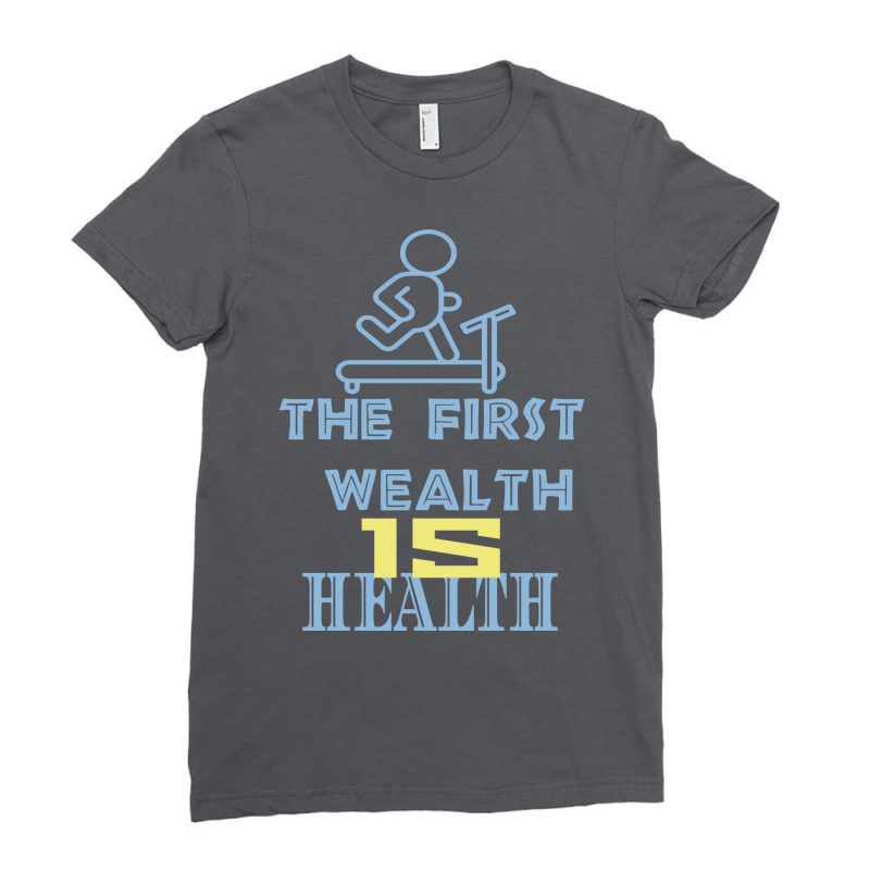 Health And Fitness Awareness Healthy Mom Healthy D Ladies Fitted T-Shirt by dujgueioo | Artistshot