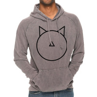 Minimal Cat Vintage Hoodie | Artistshot