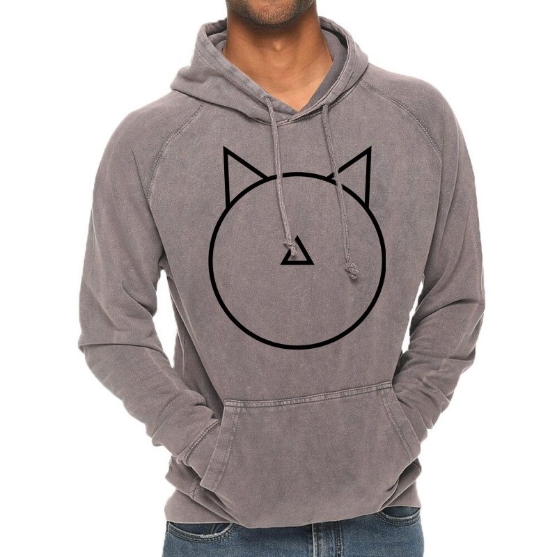 Minimal Cat Vintage Hoodie by dobeksubichz | Artistshot