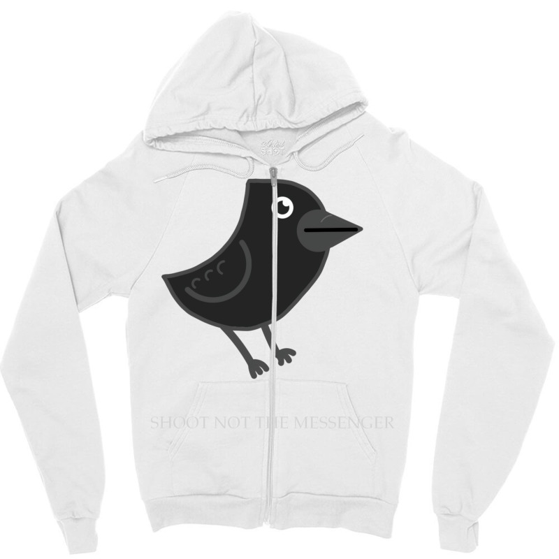 Shoot Not The Messenger Zipper Hoodie | Artistshot