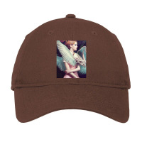 The Lady And The Dragon Adjustable Cap | Artistshot