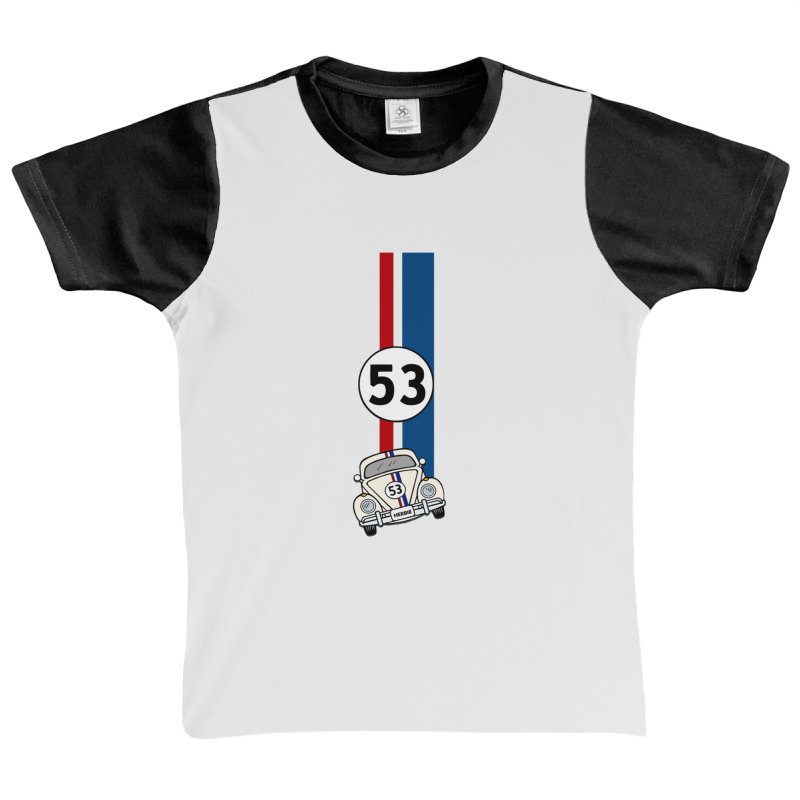 Herbie Vintage Look 53 Car Race Number Graphic Cla Graphic Youth T-shirt by Herman A White | Artistshot