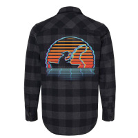 Fishing Vaporwave Fisherman Retro Synthwave Boy Flannel Shirt | Artistshot