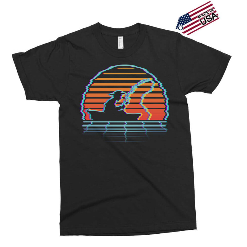 Fishing Vaporwave Fisherman Retro Synthwave Boy Exclusive T-shirt | Artistshot