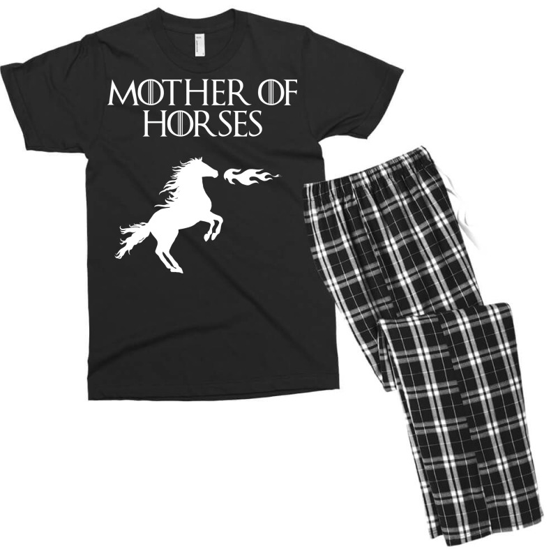 Mother Of Horses (white) Men's T-shirt Pajama Set by sivelslebeckl | Artistshot