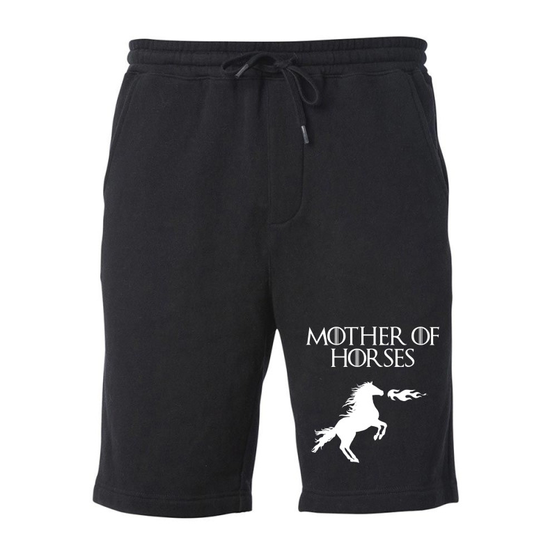 Mother Of Horses (white) Fleece Short by sivelslebeckl | Artistshot