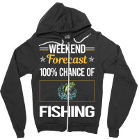 Funny Weekend Fishing Red Zipper Hoodie | Artistshot