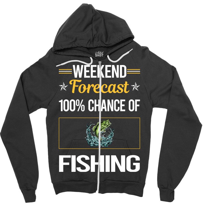 Funny Weekend Fishing Red Zipper Hoodie by orriabijli6 | Artistshot