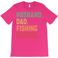 Husband Dad Fishing Legend Fisher 70s T-shirt | Artistshot