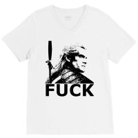 The Witcher Geralt V-neck Tee | Artistshot