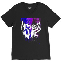 Gradation Purple     Motionless    Trending 1 Moti V-neck Tee | Artistshot