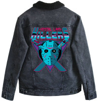 Crystal Lake Killers (retro Variant) Unisex Sherpa-lined Denim Jacket | Artistshot