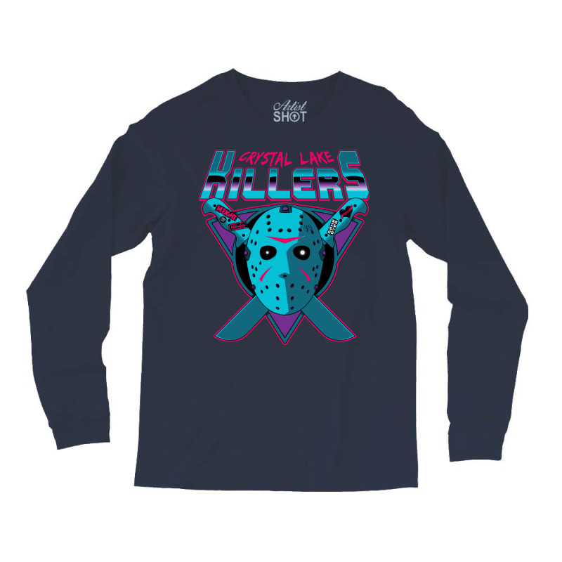 Crystal Lake Killers (retro Variant) Long Sleeve Shirts by cuestapinnb | Artistshot