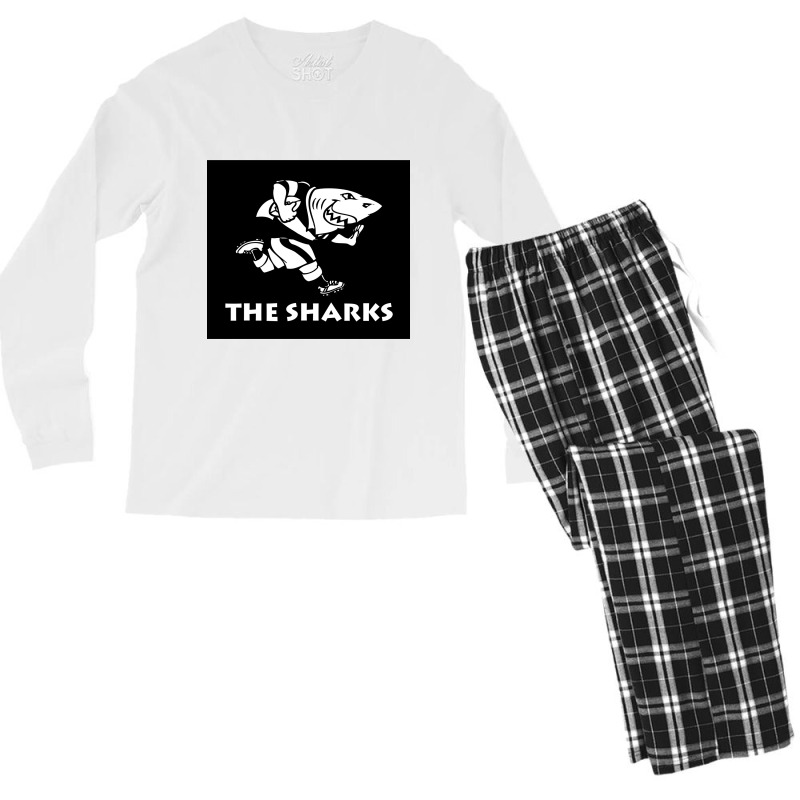 Sharks Men's Long Sleeve Pajama Set | Artistshot