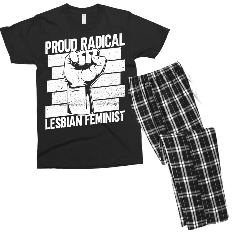 Proud Radical Lesbian Feminist Radical Feminism Fe Men's T-shirt Pajama Set | Artistshot