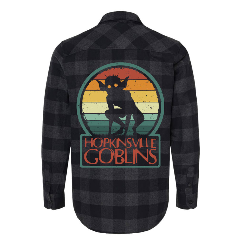 Hopkinsville Goblins   Cool Retro Vintage Kentucky Flannel Shirt | Artistshot