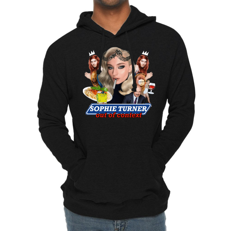 Sophie Turner 8 Lightweight Hoodie by ferrarperishc | Artistshot