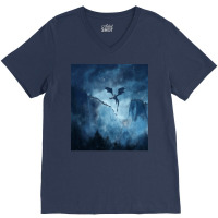 The Night King Arrives V-neck Tee | Artistshot