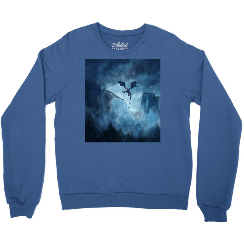 The Night King Arrives Crewneck Sweatshirt by ferrarperishc | Artistshot