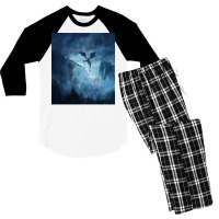 The Night King Arrives Men's 3/4 Sleeve Pajama Set | Artistshot