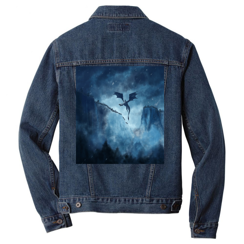 The Night King Arrives Men Denim Jacket by ferrarperishc | Artistshot