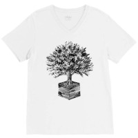 Westeroscraft Creeper Weirwood Tree V-neck Tee | Artistshot