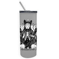 In Nomine Cattus   The Cat Priest Skinny Tumbler | Artistshot