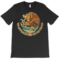 Vintage Distressed Coat Of Arms Of Mexico T-shirt | Artistshot