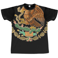 Vintage Distressed Coat Of Arms Of Mexico Graphic T-shirt | Artistshot