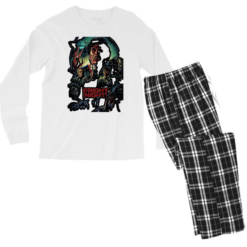 Fright Night 2 Men's Long Sleeve Pajama Set | Artistshot