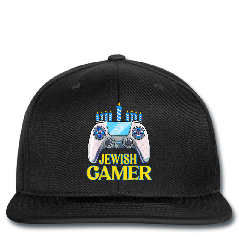 Hanukkah Jewish Gamer Video Game Christmas Xmas Bo Printed Hat | Artistshot