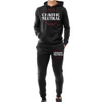 Funny Chaotic Neutral Alignment Kinda Care Kinda D Hoodie & Jogger Set | Artistshot