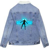 Horror In Space Unisex Sherpa-lined Denim Jacket | Artistshot