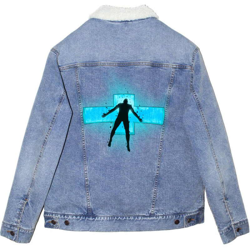 Horror In Space Unisex Sherpa-lined Denim Jacket | Artistshot