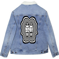 Hypnosis Evil Twins Unisex Sherpa-lined Denim Jacket | Artistshot