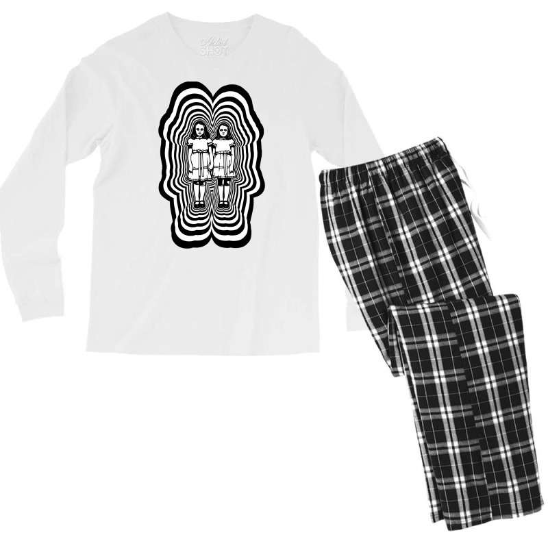 Hypnosis Evil Twins Men's Long Sleeve Pajama Set | Artistshot