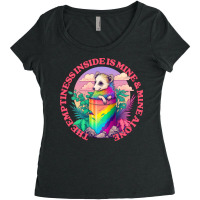 The Emptiness Inside Is Mine & Mine Alone Women's Triblend Scoop T-shirt | Artistshot