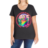 The Emptiness Inside Is Mine & Mine Alone Ladies Curvy T-shirt | Artistshot