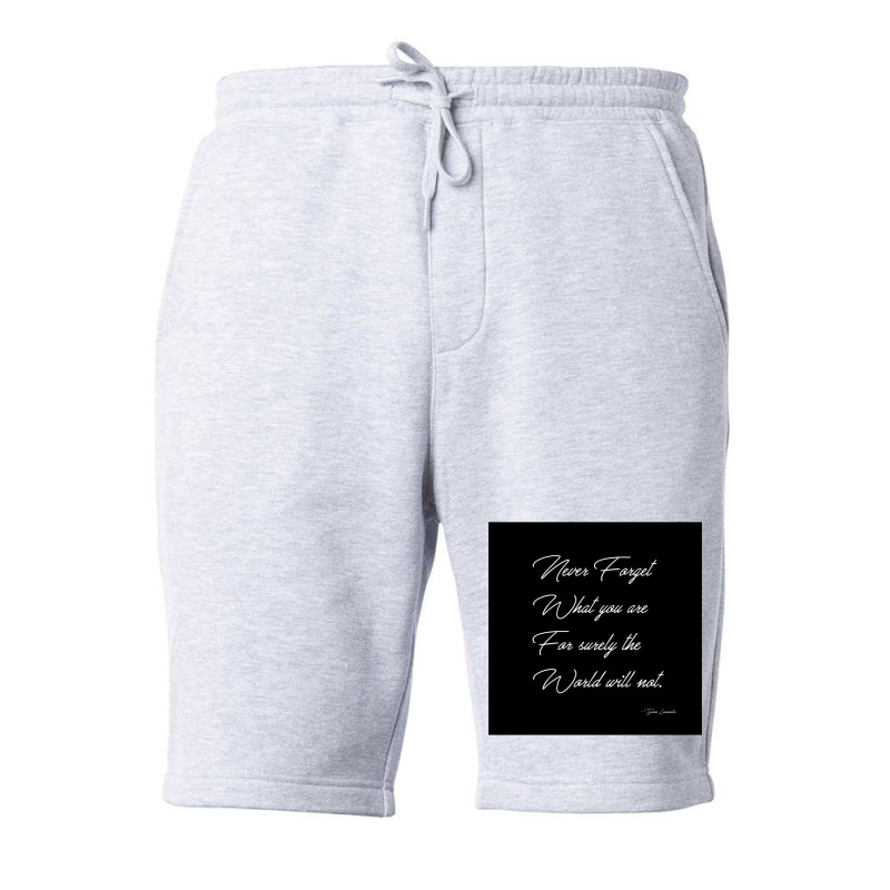 Never Forget Who You Are Fleece Short | Artistshot