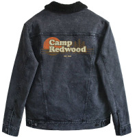 Camp Redwood 1984 Unisex Sherpa-lined Denim Jacket | Artistshot