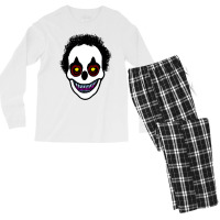 Clown Skull   Pat Men's Long Sleeve Pajama Set | Artistshot