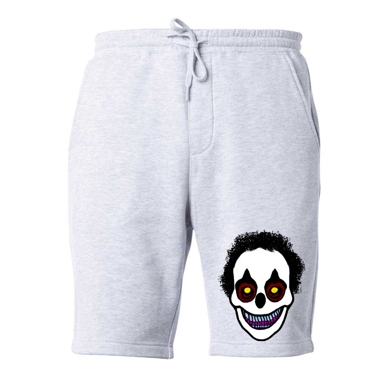 Clown Skull   Pat Fleece Short | Artistshot