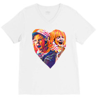 Drew Barrymore V-neck Tee | Artistshot