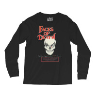 Faces Of Death   Cover Art（1978）☆vhsgasm Vid Long Sleeve Shirts | Artistshot