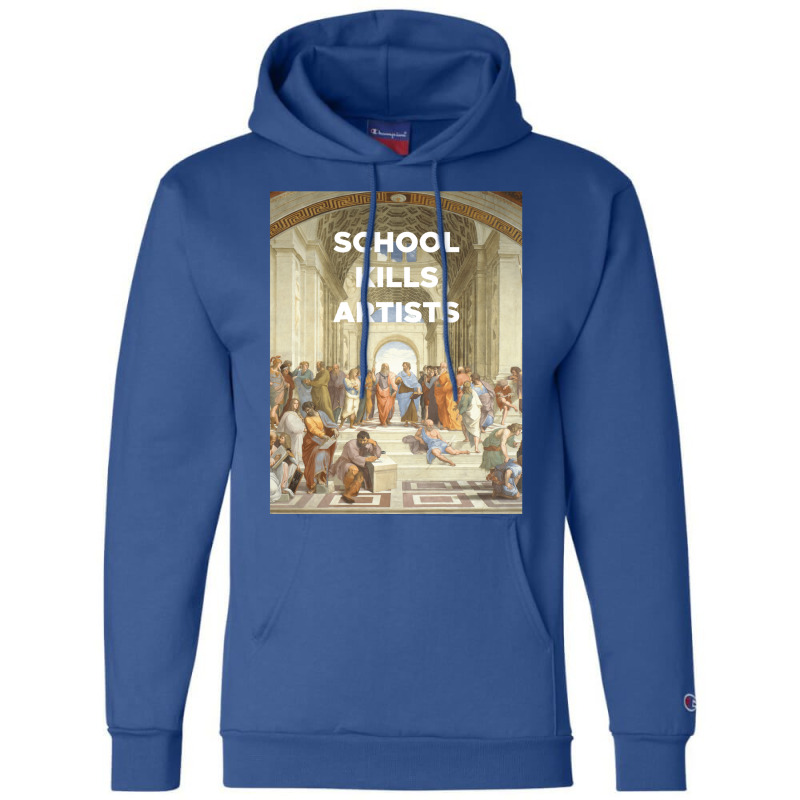 Raphael X School Kills Artists Champion Hoodie by usserylutmanv | Artistshot