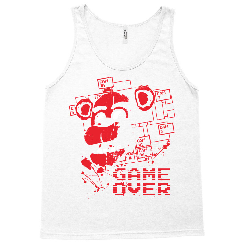 Five Nights At Freddy's Pizzeria Game Over Tank Top | Artistshot