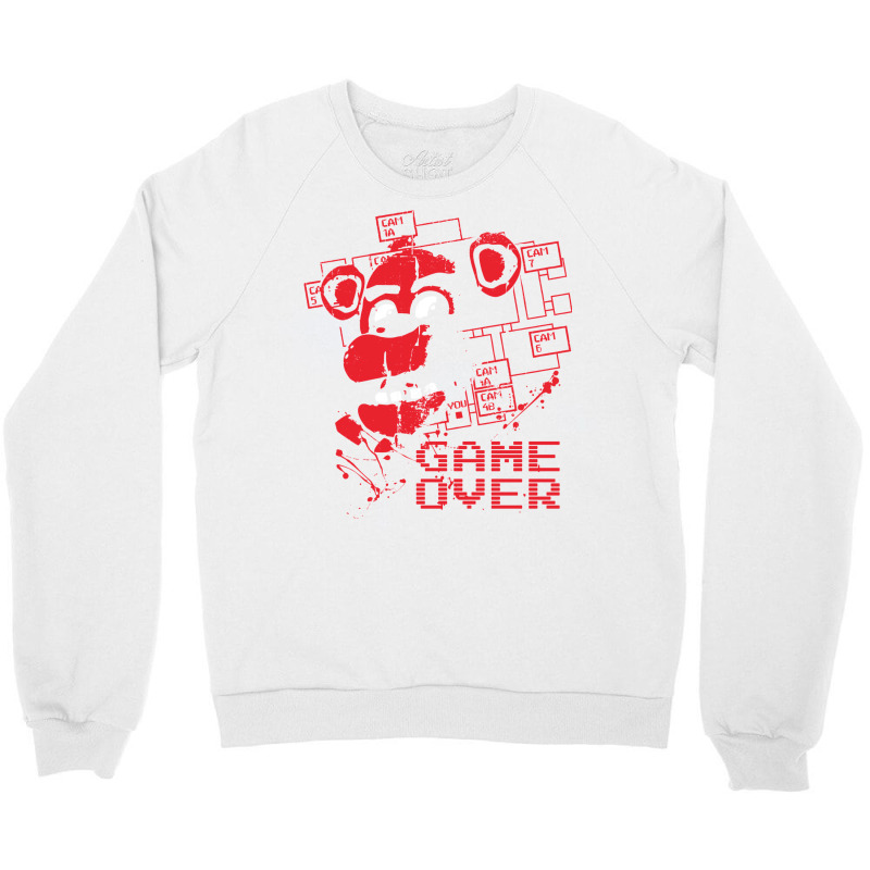 Five Nights At Freddy's Pizzeria Game Over Crewneck Sweatshirt | Artistshot