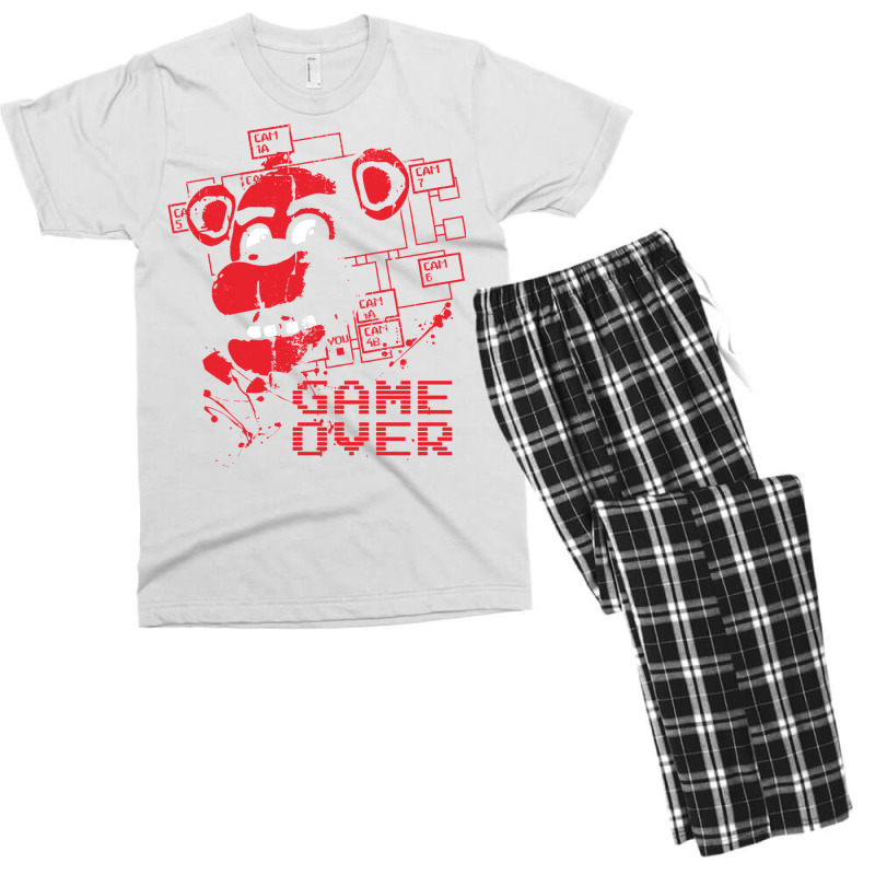 Five Nights At Freddy's Pizzeria Game Over Men's T-shirt Pajama Set | Artistshot